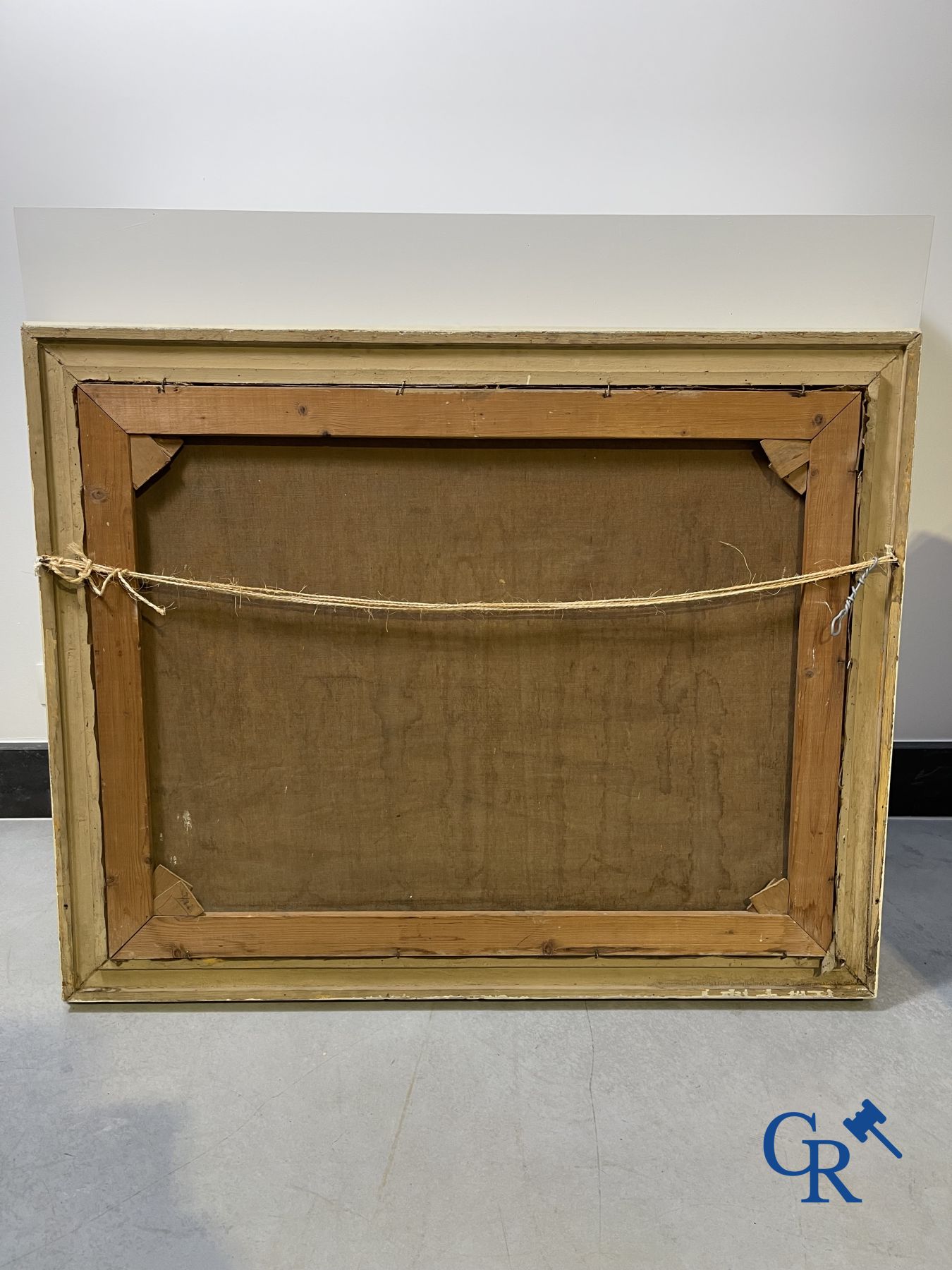 Tableaux: Robert Franquinet (1915 - 1979) huile sur toile. Paysage d'hiver.