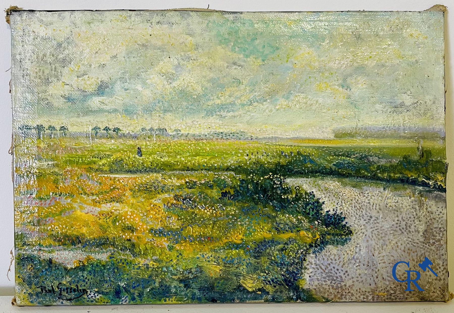 4 Landscape paintings.