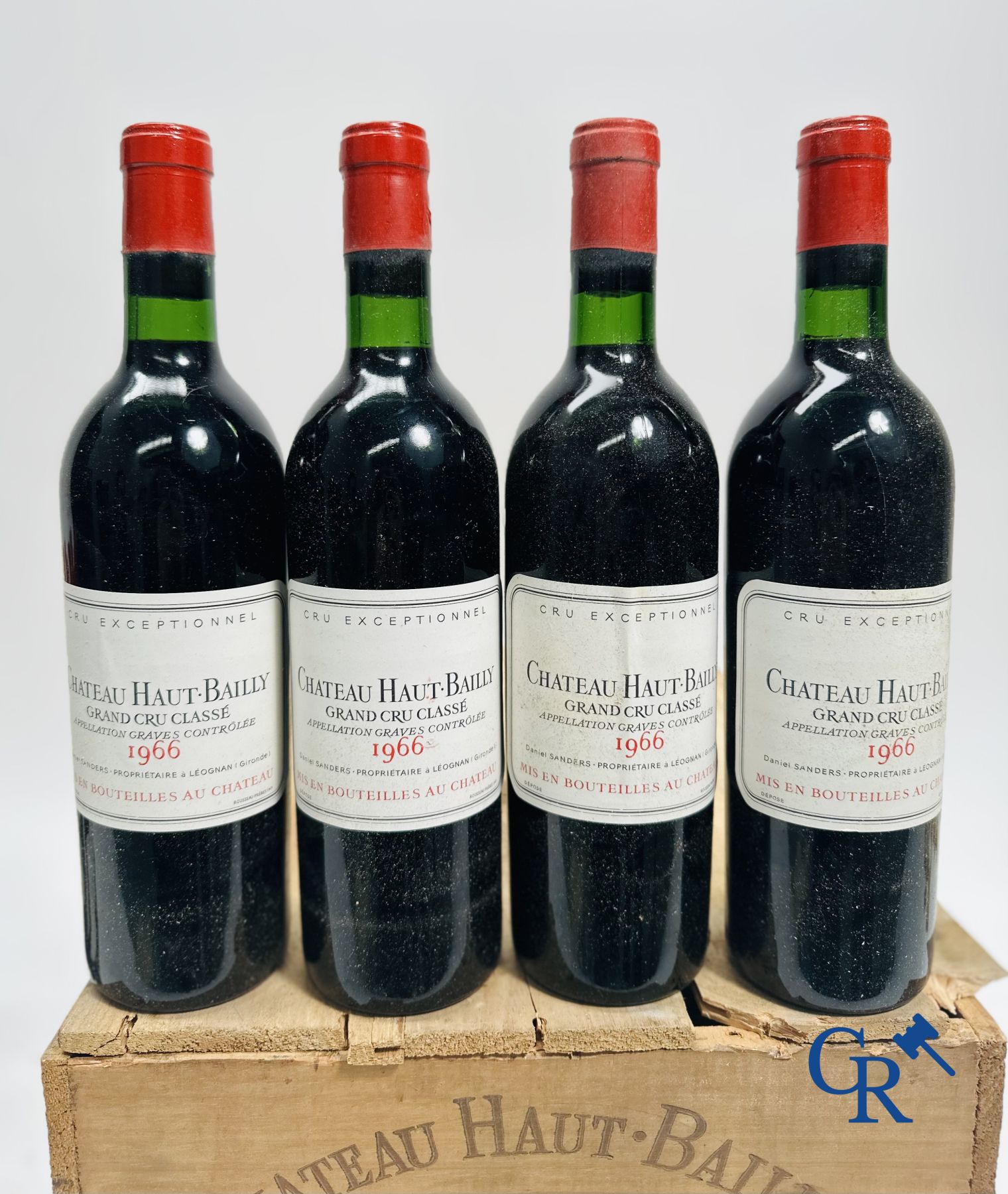 Wine - Bordeaux: Château Haut-Bailly 1966, 0.75L. Red. Grand Cru Classé.