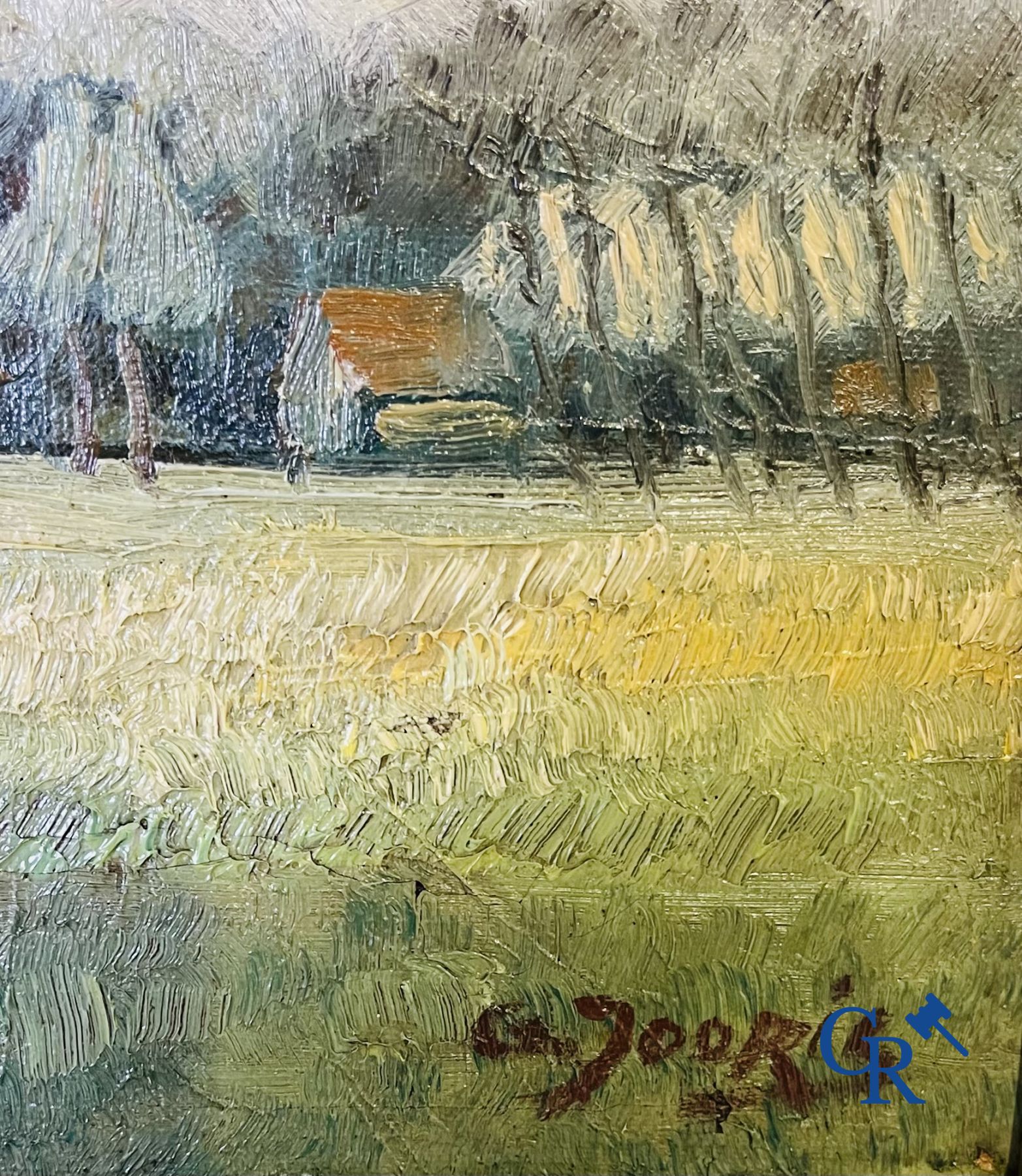 4 Landscape paintings.