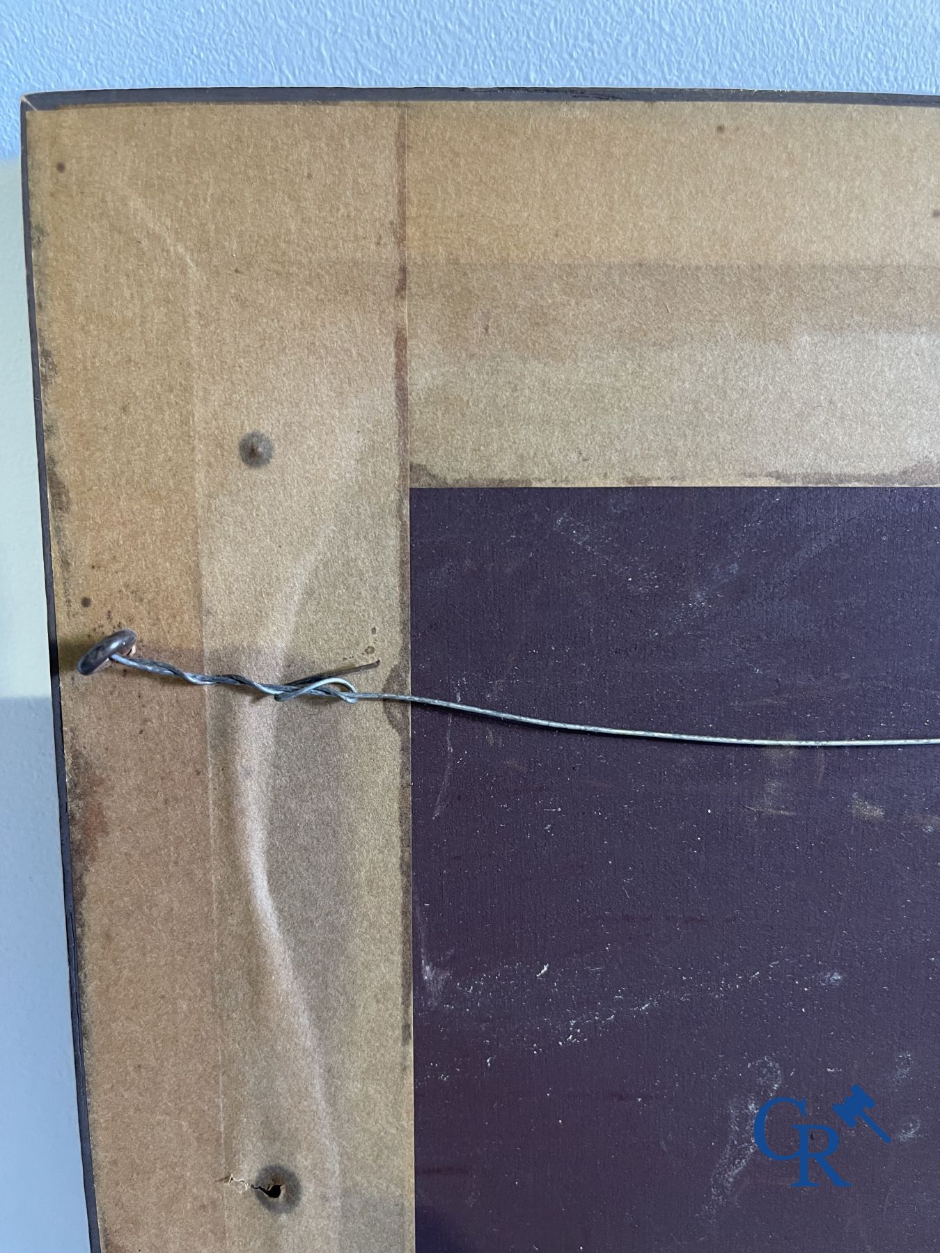 Painting: Maurice Sijs (*) (1880-1972). The white swan. Oil on panel.