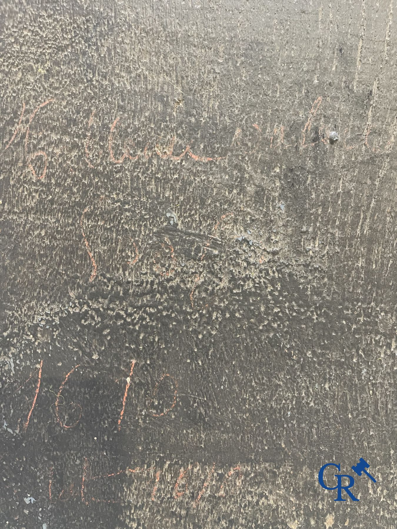 Peinture. Peinture religieuse du XVIIe siècle.  S. Catherina-De-Swetta Filia-S.Birgitta.