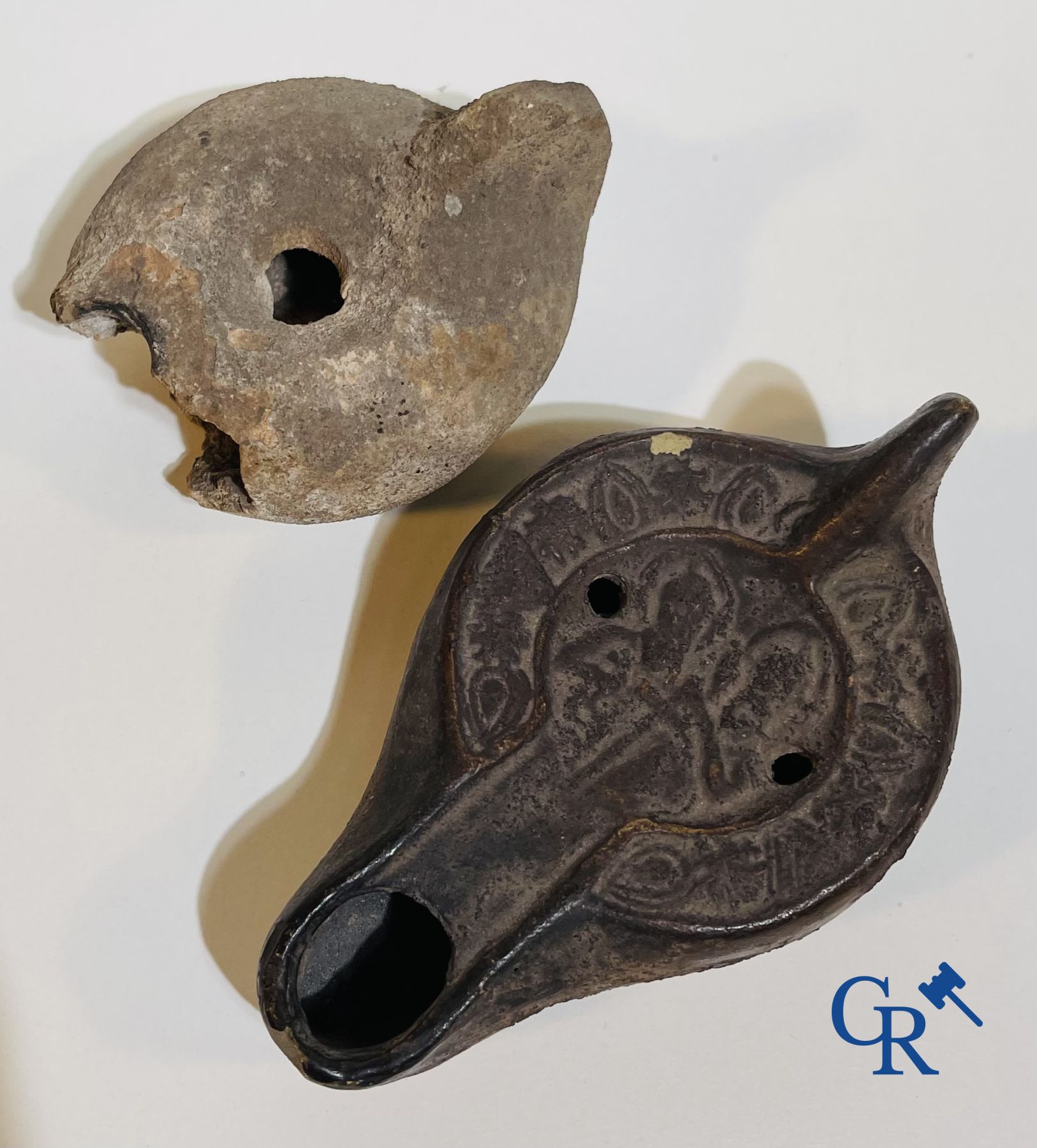 A collection of archaeological finds mainly in pottery.