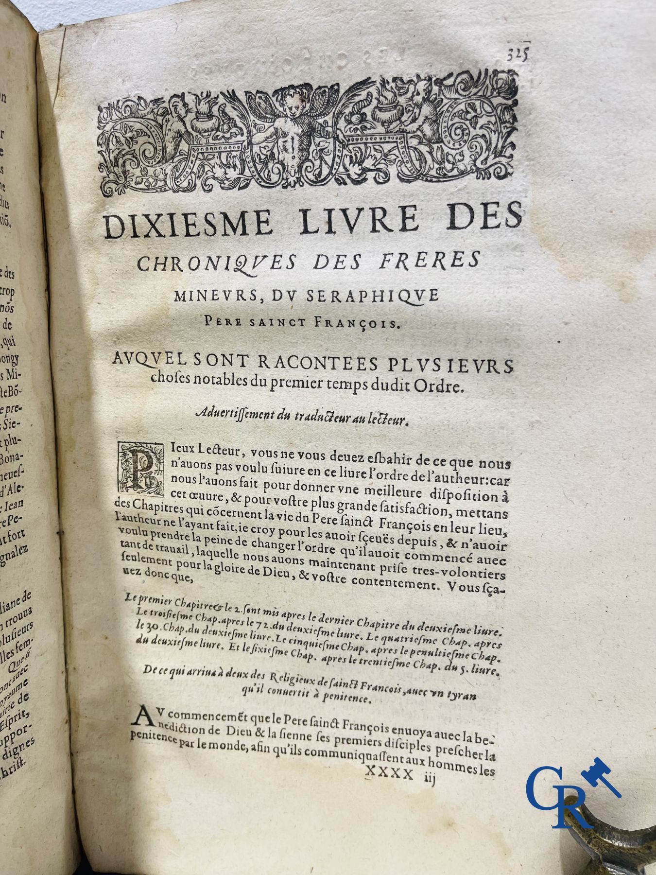 Early Printed Books: Marcos de Lisboa, Chronique et institution de l'ordre du Père S. François, Paris 1608.