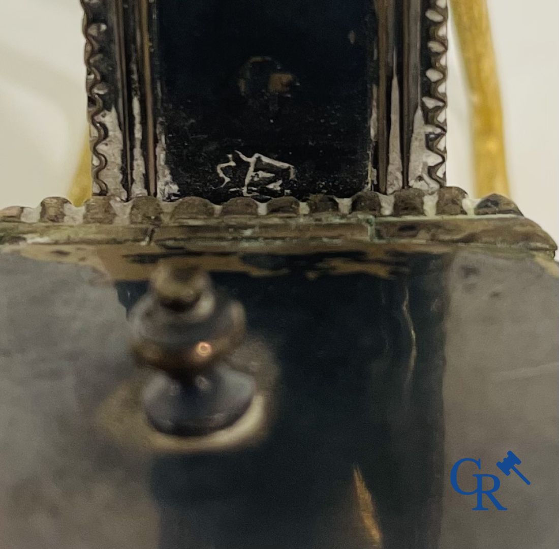 A lot of 9 pieces of various religious objects in silver. 18th-19th century