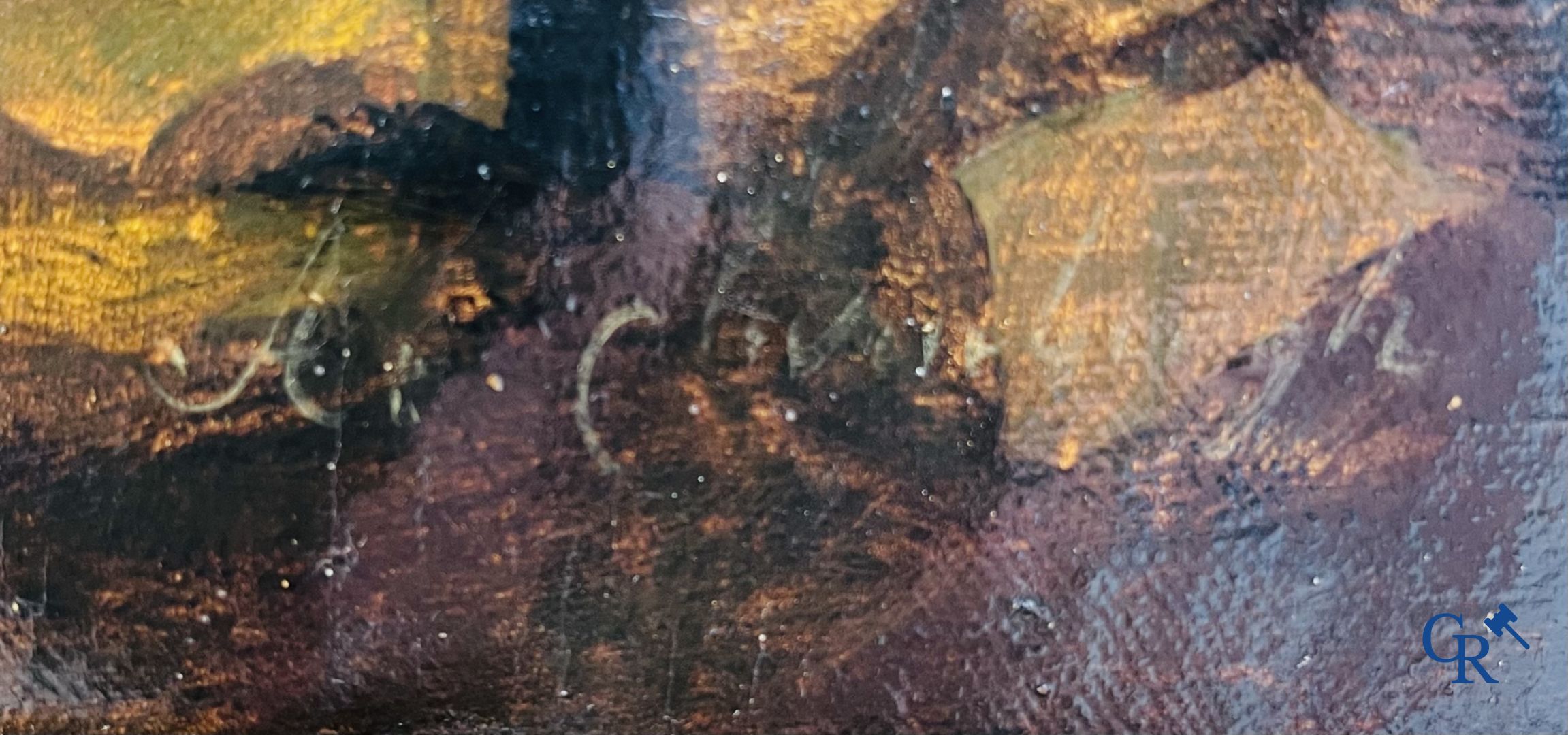 Painting: Antoine Clevenbergh (1755 - 1810) A hunting still life.