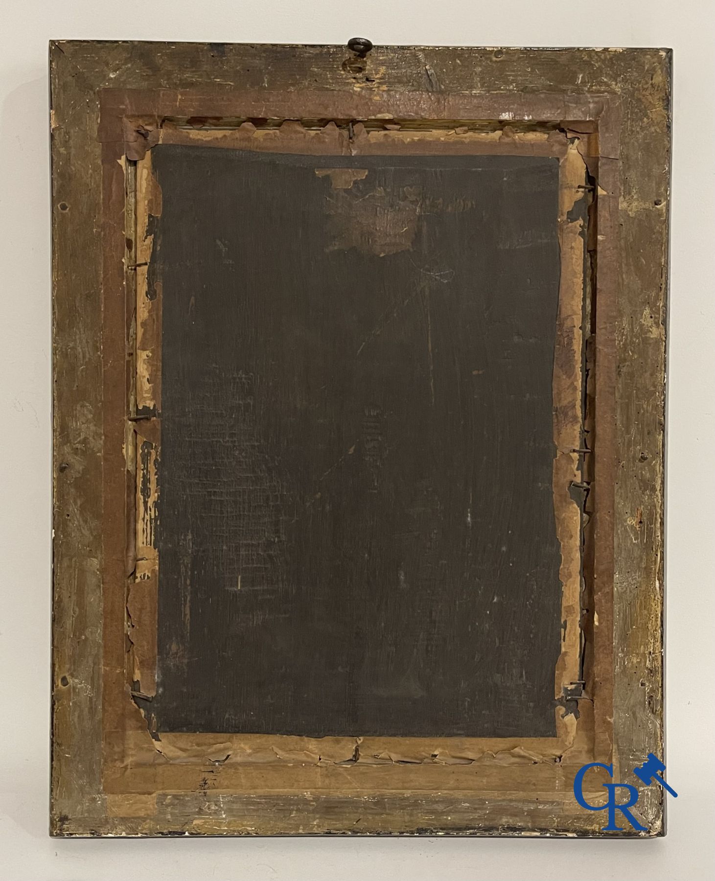 Peinture religieuse: huile sur panneau. 17ème-18ème siècle.