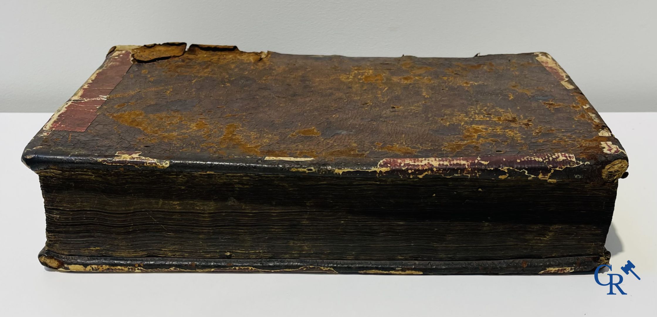 Livres anciens : Rosweydus, Heribertus. Het Leven ende spreucken der Vaderen décrit par saint Jérôme. 1643.