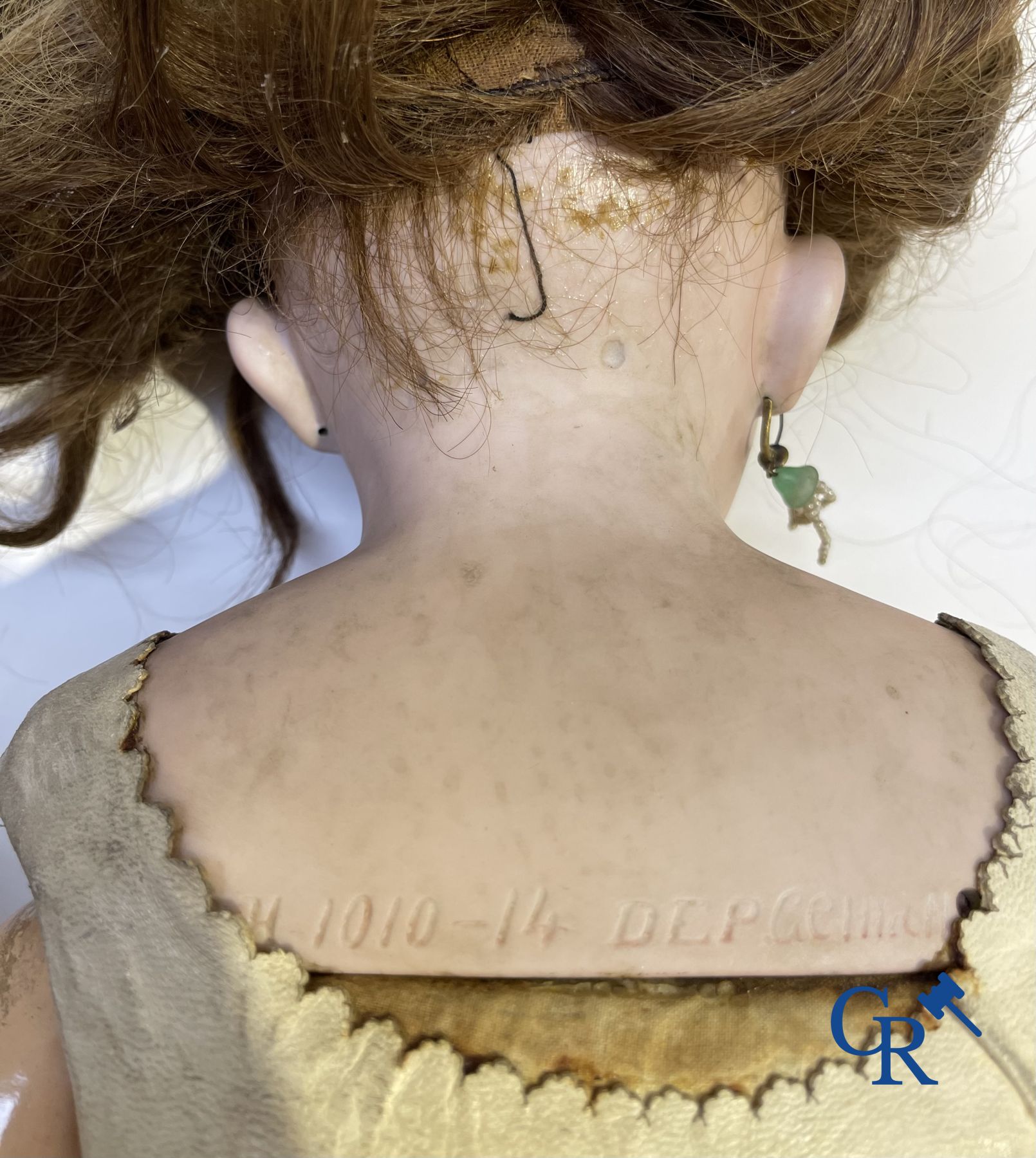 Jouets: poupées anciennes: Lot de 3 poupées anciennes, têtes porcelaine.