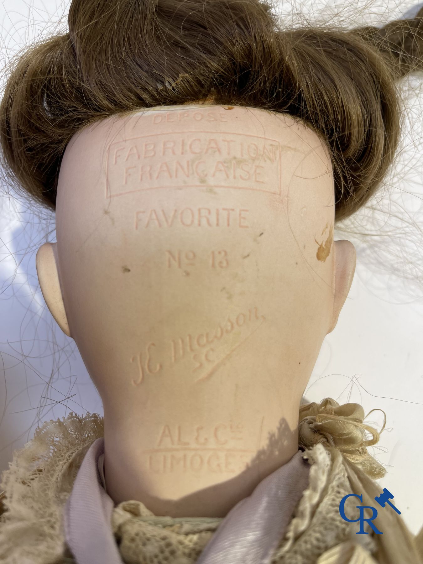 Jouets: poupées anciennes: Lot de 3 poupées anciennes, têtes porcelaine.