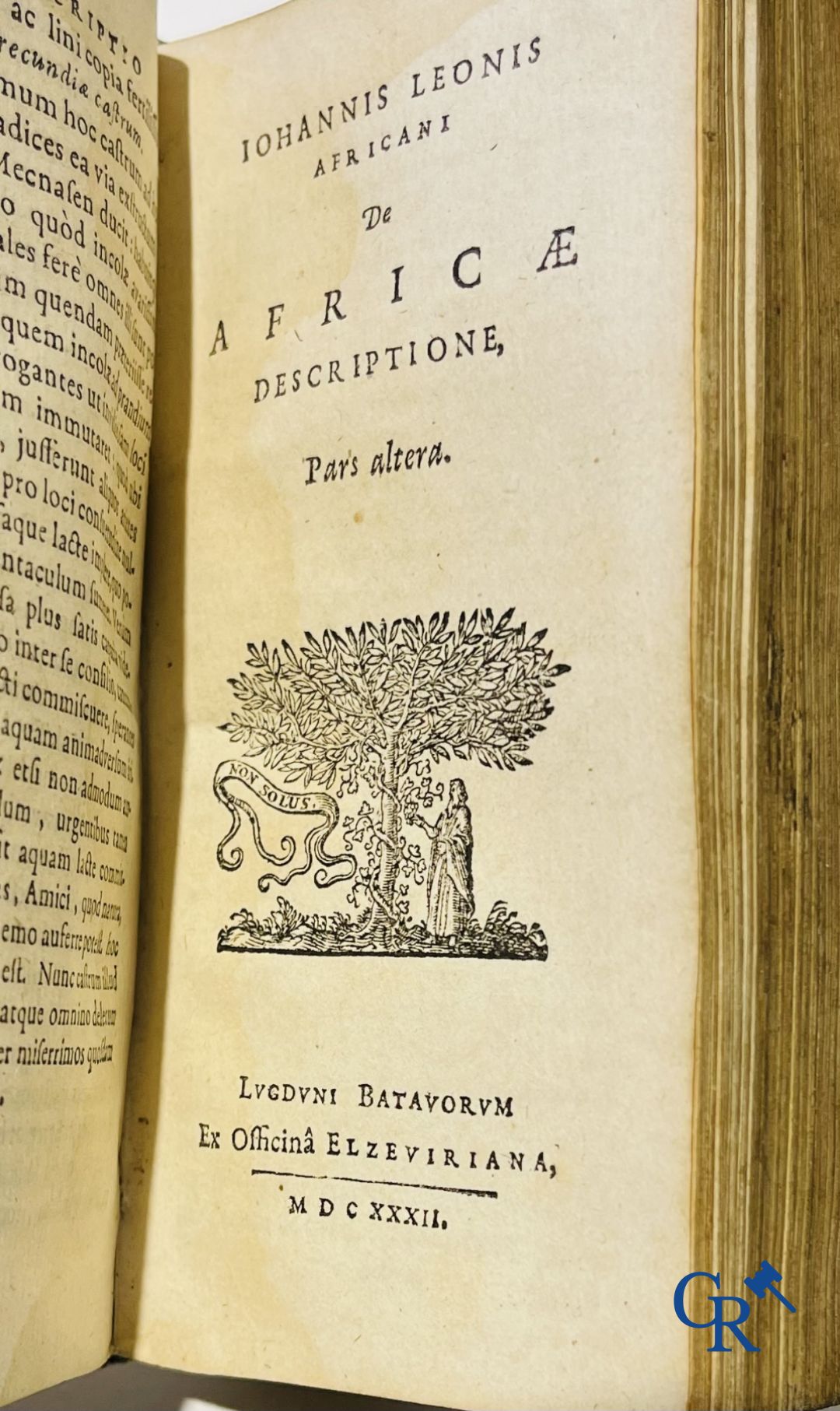 Early printed books: Johannis Leonis Africani. Africae, Elzevier 1632.