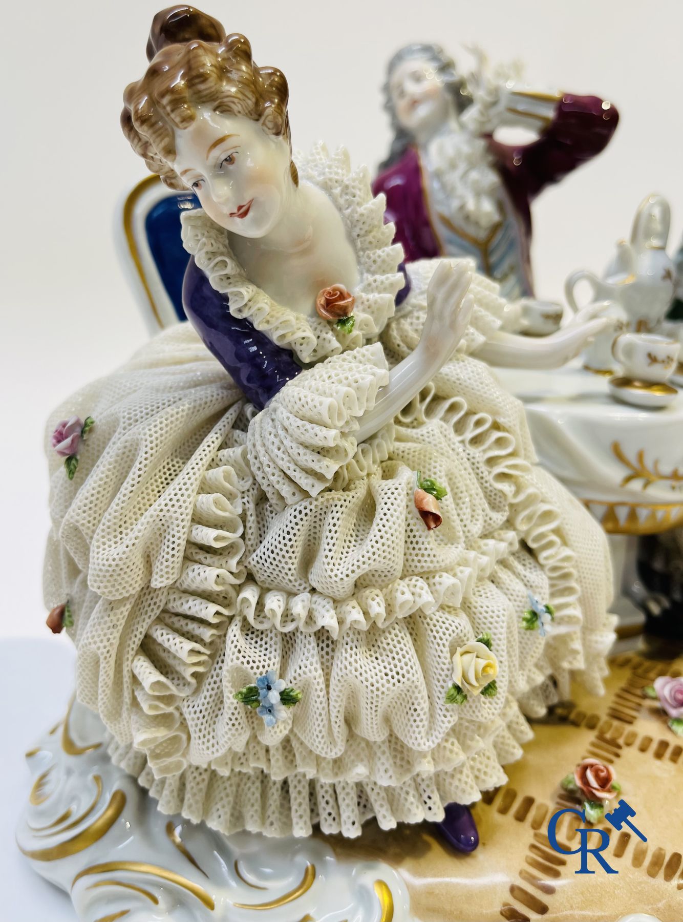 Porcelain: Unterweissbach: "In the tea room".