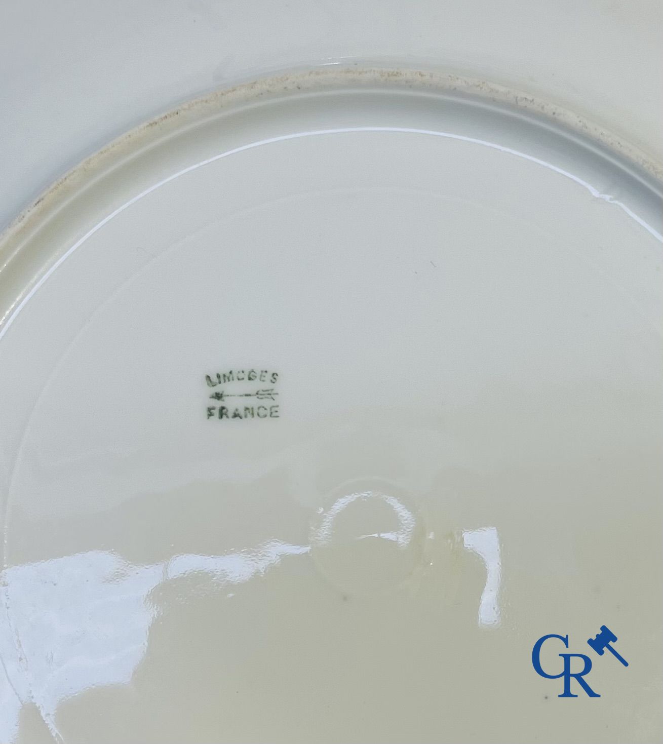 Porcelain: Limoges/France: Part of a porcelain tableware.