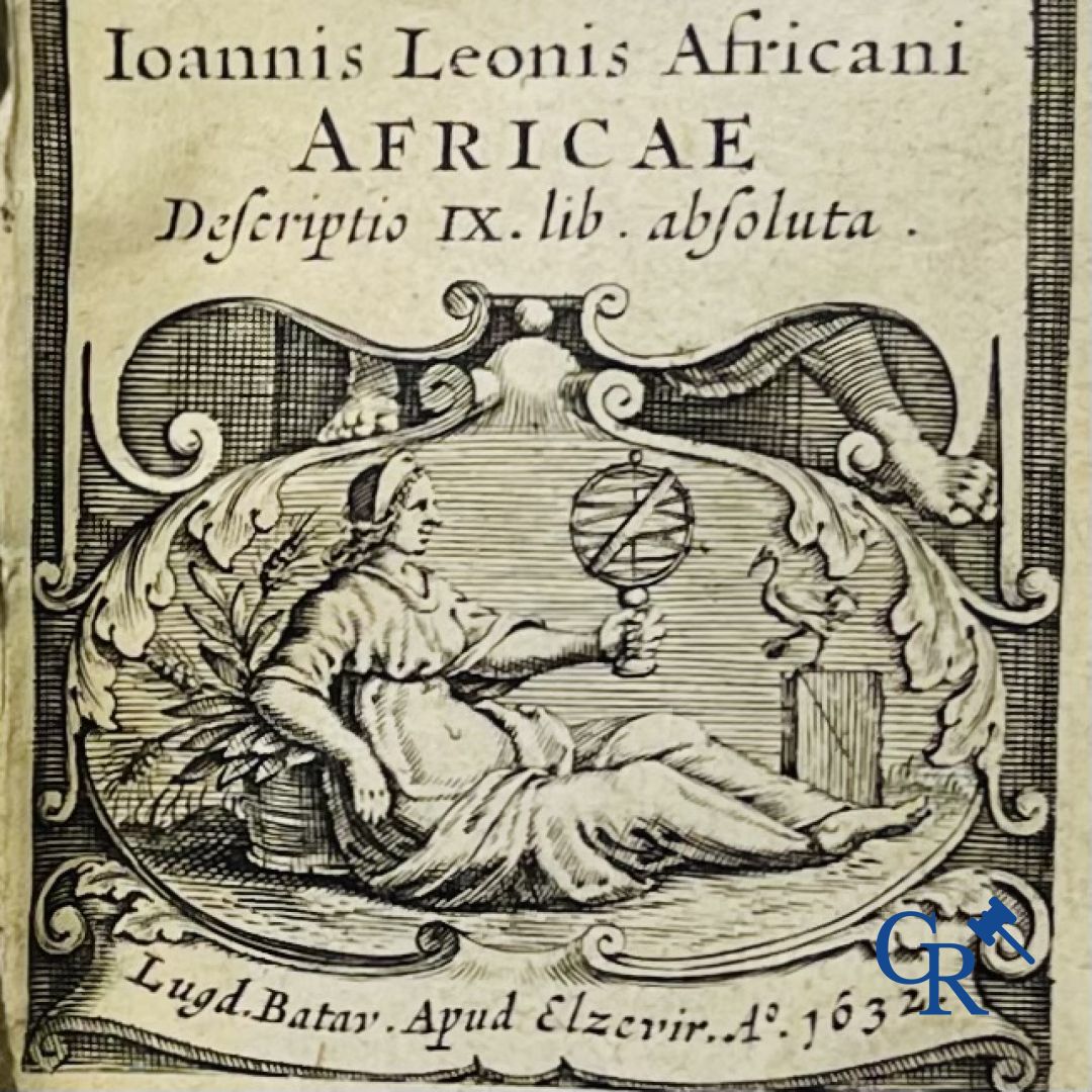 Livres anciens : Johannis Leonis Africani. Africae, Elzevier 1632.