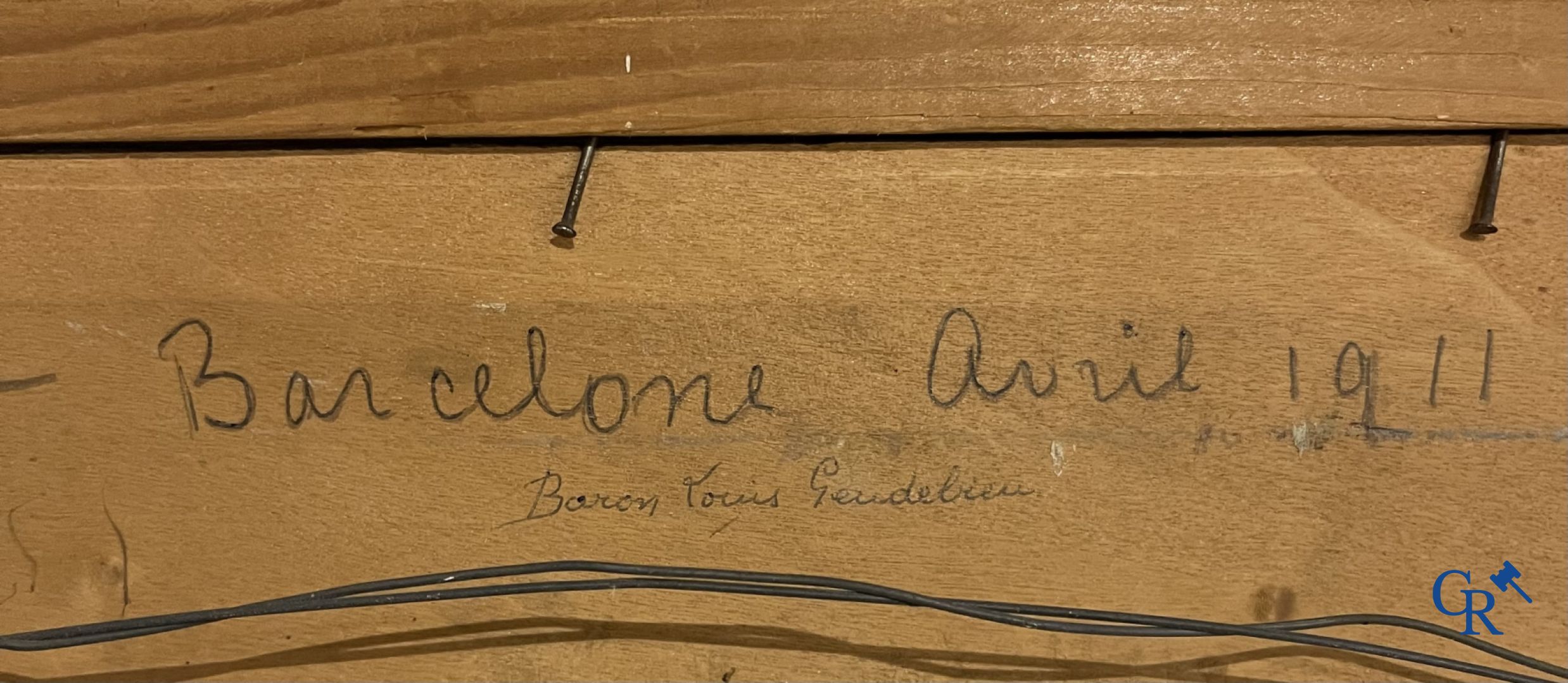 2 Tableaux: Pierre Ernest Kohl, huile sur toile et non signé, huile sur panneau.