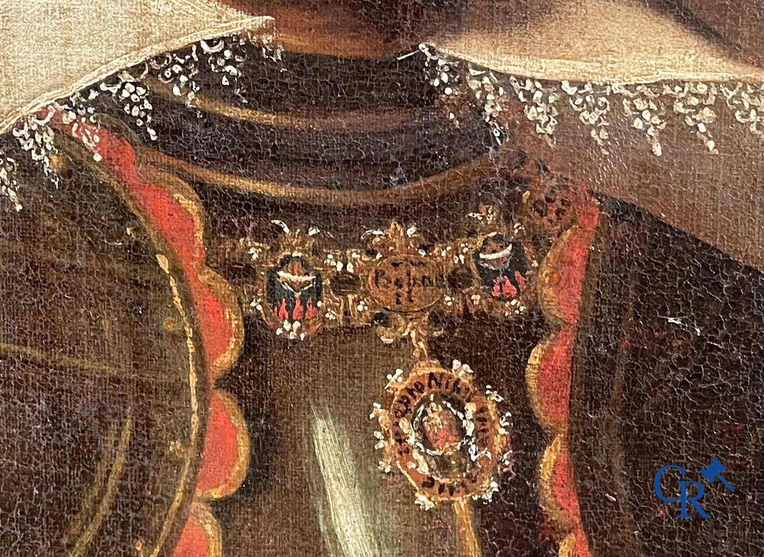 Portrait painting: School of Frans Pourbus II and attributed to Justus Sustermans.