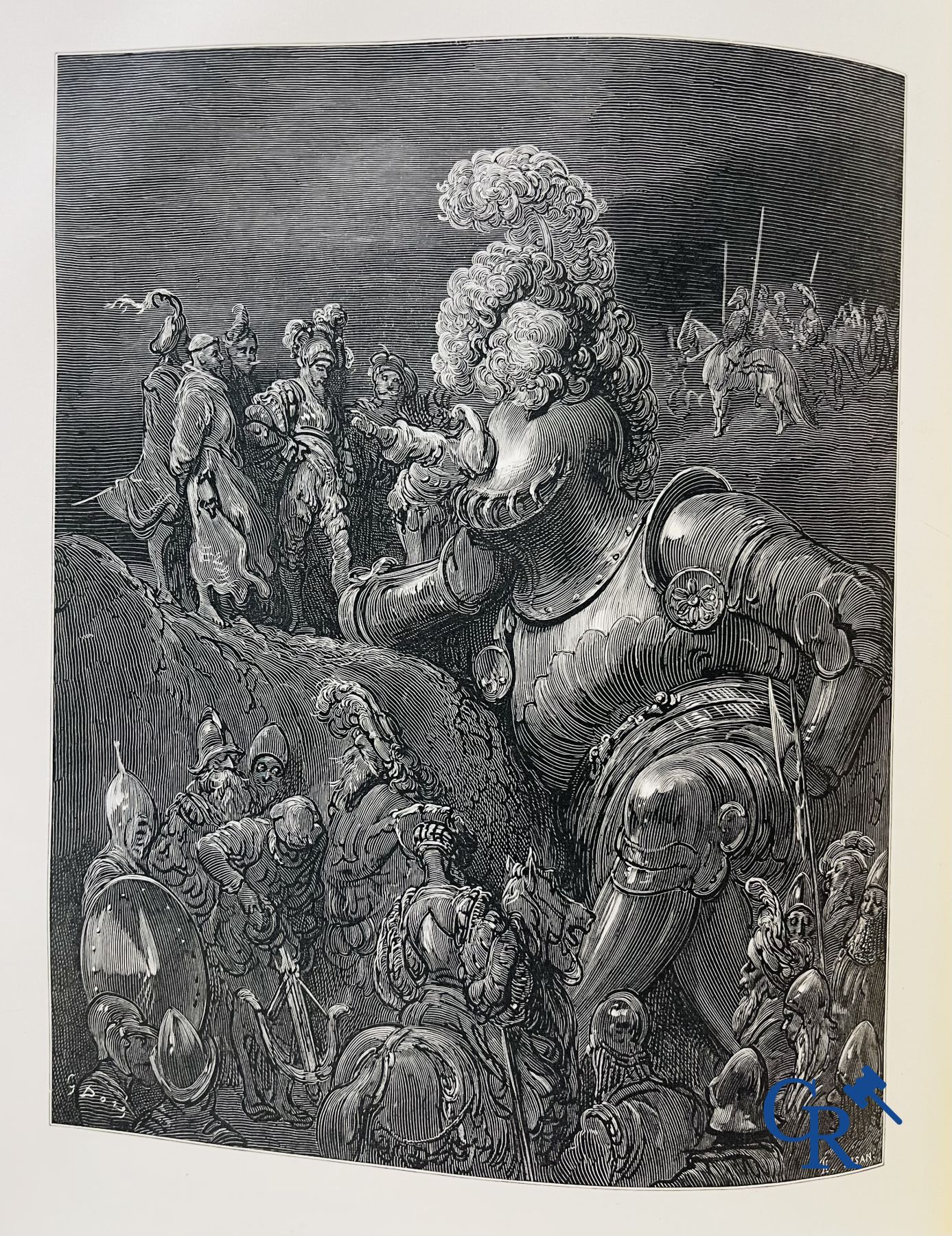 Livres : Rabelais François, Œuvres de Rabelais, Illustrations de Gustave Doré. Dante Alighieri, La Divina Commedia.