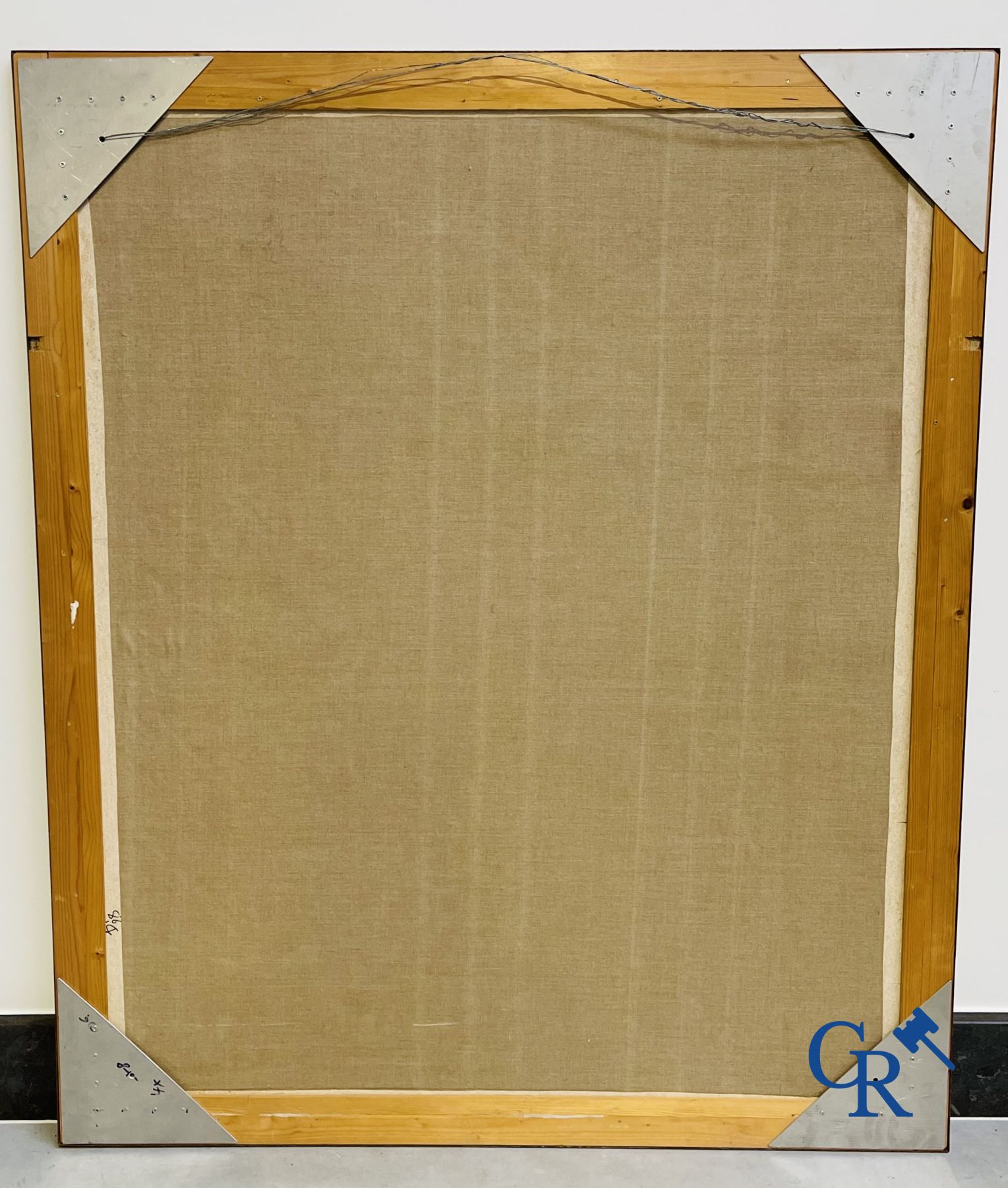 Reniere & Depla, de la gamme Germitude. Peinture à l'huile. Cadre en métal.