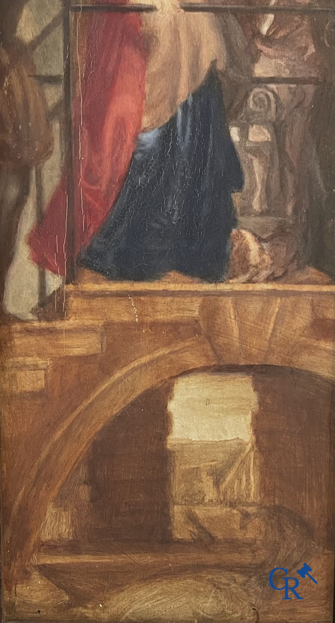 Triptych: After Pieter Paul Rubens, 19th century sketch of the 3 inner panels of the Descent from the Cross.