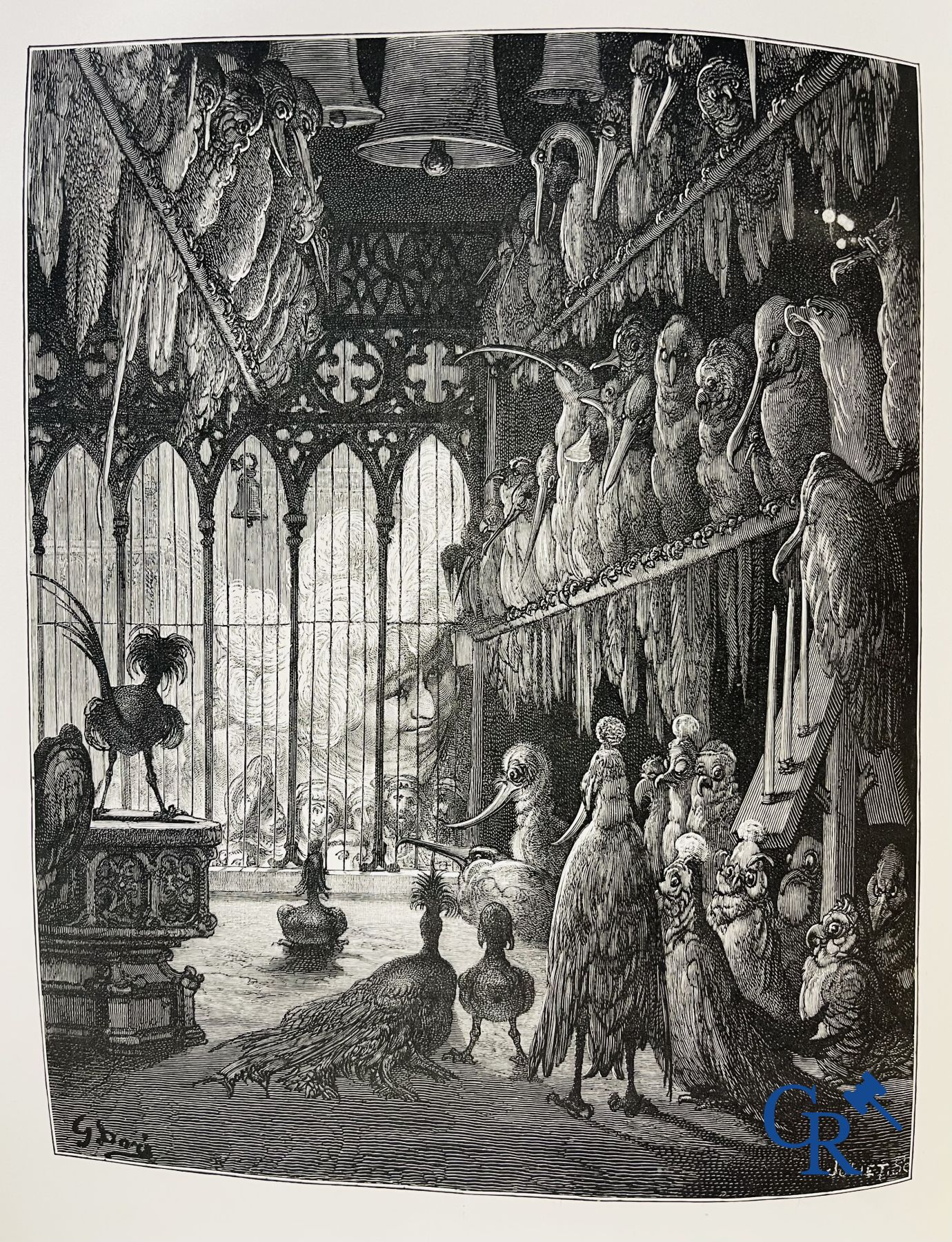 Livres : Rabelais François, Œuvres de Rabelais, Illustrations de Gustave Doré. Dante Alighieri, La Divina Commedia.